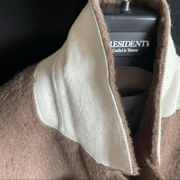 NWT PRESIDENT’S Egg Alpaca Coat- Brown - Picture 11 of 15